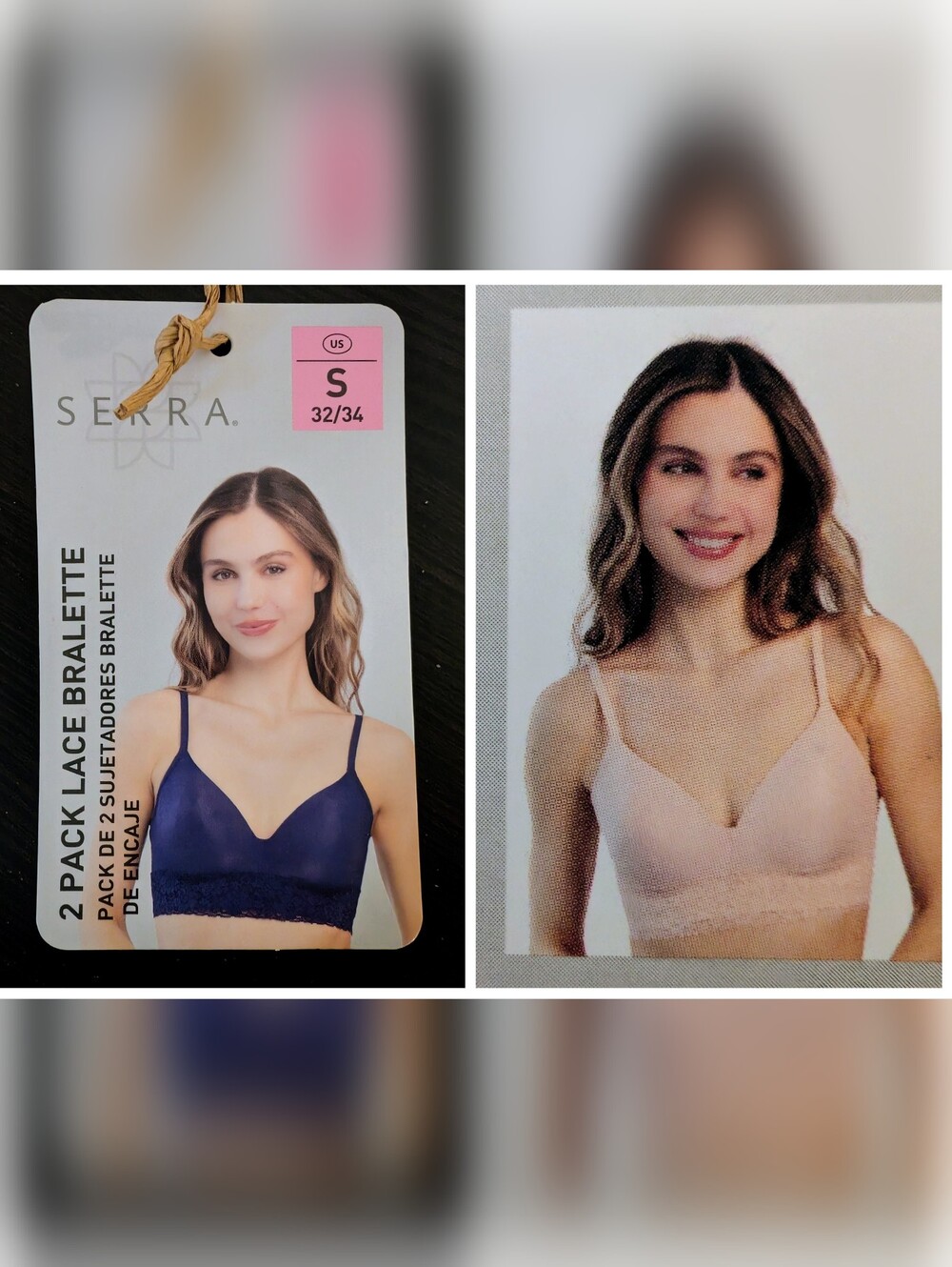 Serra 2-pack Lace Bralettes